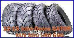 12-19 John-Deere GATOR XUV 550 560 590 ATV Tire Set 25x8-12 25x10-12 lit Mud