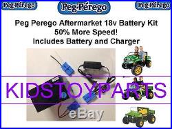 18v Battery &charger Conversion Peg Perego John Deere Gator $20 Cash Back Option