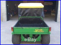 2001 John Deere Gator 6x4 Diesel, elec box lift, canopy, turn signals, LOOK