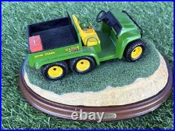 2001 John Deere Gator 8x4 Classic Golf Tee Marker Statue Read Desc