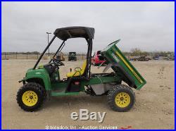 2008 John Deere Gator XUV 4x4 Utility Job Site Cart ATV Diesel Dump Bed bidadoo