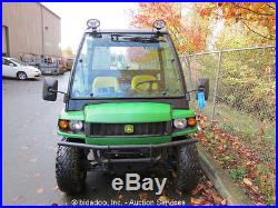 2009 John Deere 850D Gator 4x4 Diesel ATV UTV Utility Hydraulic Dump Cart Cab
