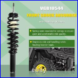 2 Front Coil-Over Shocks With Bushings Fit John Deere HPX Gator XUV620i XUV850D