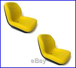(2) New Yellow HIGH BACK SEAT for John Deere GATORS Made by MILSCO Made in USA