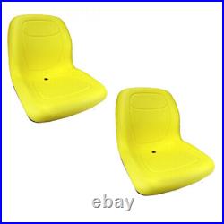 2 PK Yellow HIGH BACK Seats Fits JD Fits Gator Gas Diesel 4x2 4x4 HPX TH 6x4
