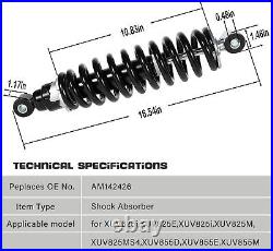 2 Shock absorbers For John Deere XUV625i, 825i, 855d, 825E, 825M, 855M Gator AM142426