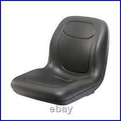 2 Two Black High Back Seats Fits John Deere Fits Gator XUV 620i 850D 550 550
