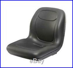 (2) Two Black High Back Seats for John Deere Gator XUV 620i, 850D, 550, 550