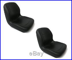 (2) Two New HIGH BACK SEATS for John Deere GATORS Made by MILSCO made in USA