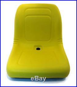 (2) Yellow HIGH BACK SEAT with Pivot Rod Bracket John Deere Gator CS CX Utility