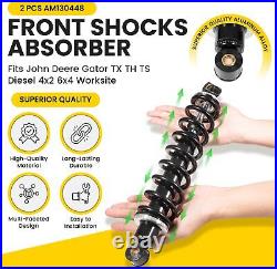 2pcs Front shock absorbers for John Deere 4X2, 6X4, TH, TS. TX Gators AM130448