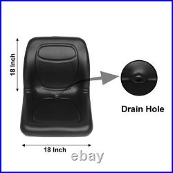 (2pcs) VG11696 BLACK Seat FITS John Deere Gator TH 6X4, TS, TX, TX TURF, TX 4X2