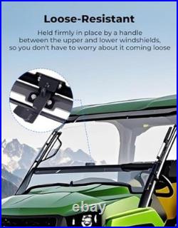 3-in-1 Flip Windshield Compatible with John Deere Gator HPX, XUV