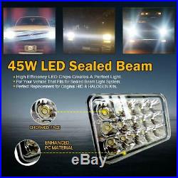 4Pcs LED Headlight Seald Beam YellowithWhite John Deere Gator 4x2 AMT 600 622 626