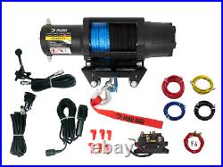 thumbnail image 2 of Complete 66-inch Snow Plow Kit For 2012-2021 John Deere Gator XUV 550, 560, And 590i. This KFI Products Plow Comes With A Mad Dog Winch, Powder-coated Finish, And 2-year Warranty. 2 of 6