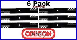 6 Pack Oregon 396-732 Mower Blade Gator G6 Fits John Deere M111522