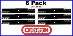 6 Pack Oregon 596-310 Mower Blade Gator G5 Fits John Deere 100340 101366