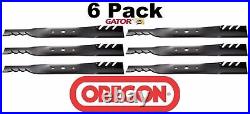6 Pack Oregon 92-676 Gator Blade Fits John Deere GX20249 GX20819 GX20567 42