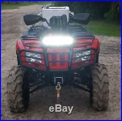 72W 14 LED Light Bar withHandlebar Mounting Bracket, Wiring For ATV UTV Dirt Bike
