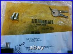 AM147089 JOHN DEERE OEM GATOR DOOR HANDLE KIT Glass Door Mauser Cab HPX 620 B2AB