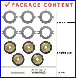 AM148465 Wet Brake Disk Kit for John Deere Gator Utility XUV 625 825 835 855 865