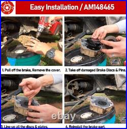 AM148465 Wet Brake Disk Kit for John Deere Gator XUV 625 825 835 855 865 Vehicle