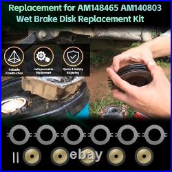 AM148465 Wet Brake Disk Kit for John Deere Gator XUV 625 825 835 855 865 Vehicle