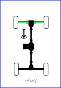ATVPC Front Axles for John Deere Gator 625 825 855 11-20 ATVPC Front Axles for John Deere Gator 625 825 855 11-20