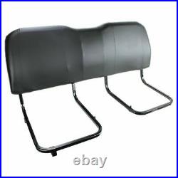 Black Vinyl Bench Back Seat With Frame Fits John Deere Fits Gator HPX XUV HPX