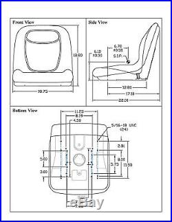 Camo HIGH BACK Seat for John Deere Gator XUV 620i, 850D, 550, 550 S4 UTV