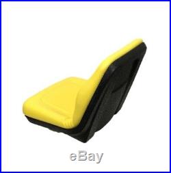 Concentric Ultra High Back Seat -Yellow Fits John Deere Gators & Lawn Mowers