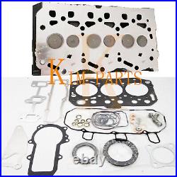 Cylinder Head Assy & Gasket Set for Yanmar Engine John Deere Gator XUV 855 855D