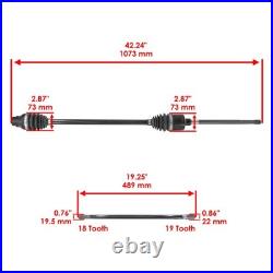 Drive Shaft & Bearings Couplings For John Deere Gator Military 4X4 A2 A3 XUV625i Drive Shaft & Bearings Couplings For John Deere Gator Military 4X4 A2 A3 XUV625i