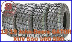 FREE COUNTRY ATV Tires 25x8-12 25x10-12 F 12-19 John-Deere GATOR XUV 550 560 590