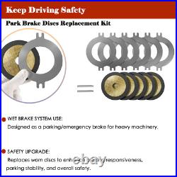 For John Deere AM148465 Wet Brake Disk Kit Gator XUV 625 825 835 855 865 Vehicle