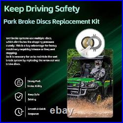 For John Deere Gator XUV 625 825 835 855 865 Vehicle AM148465 Wet Brake Disk Kit