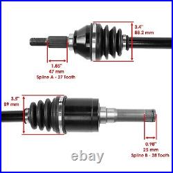 For John Deere Gator XUV 625i 4X4 GAS PC9957 Front Left and Right CV Joint Axles