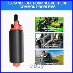 Fuel Pump with Regulator AM136612 AUC11498 Compatible with John Deere Gator 2011