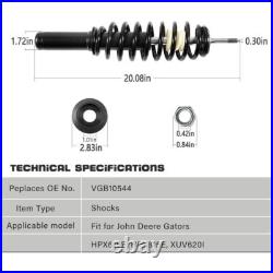 Heavy Duty Front Suspension Kit VGB10544 for John Deere Gator HPX XUV 850D 620i