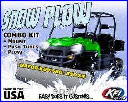 JOHN DEERE GATOR XUV 550 S4 ALL KFI UTV 60 Snow Plow Combo Kit