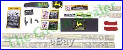 John Deere 4X2 Gator Older Style Decal Kit