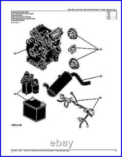 John Deere 4x2 Hpx 4x4 Hpx 4x4 Trail Gator Utility Vehicle Parts Catalog Manual