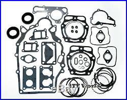 John Deere FD620 FD661 Engine Gasket Rebuild Kit with Oil Seals & Standard Rings