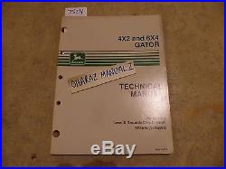 John Deere GATOR 4x2 & 6x4 Utlilty Vehicle Technical Manual