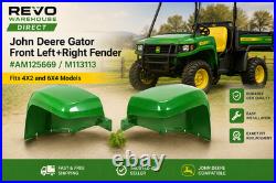 John Deere Gator 4X2 6X4 Green Front Left+Right Fender #AM125669 M113113