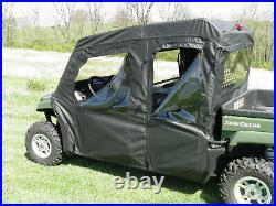 John Deere Gator 550 / 560 / 590 4-Seater Soft Door Kit with Zip Open Windows