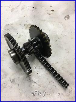 John Deere Gator 6 X 4. 2 X 4 Transaxle Shaft, Gear, chain Assy AM878456 Used