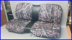 John Deere Gator Bench Seat Covers XUV 825i in BARE TIMBER CAMO or 25 Colors