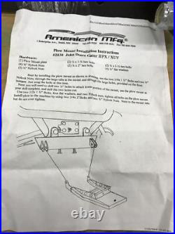 John Deere Gator HPX 2004-2015 Plow 620i 850d Front Plow Mount plate bracket