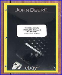 John Deere Gator HPX 4X2 4X4 Gas Diesel Technical Service Repair Manual TM2195